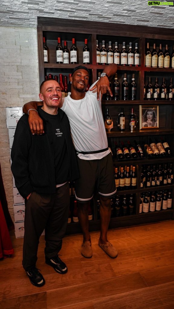Jimmy Butler Instagram - a night with friends and wine is a night for everyone Cafe Prima Pasta