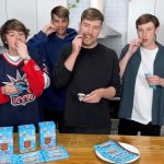 Jimmy Donaldson Instagram - I surprised my friends with my new chocolate bars, since they liked them so much 😂