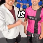 Jimmy Donaldson Instagram - I made this course for the world’s best tag player to compete against 10 random people. Just like we built this, you can now build your own Maps in Stumble Guys, download it now! #ad @stumbleguys