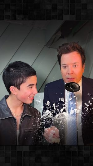 Jimmy Fallon Instagram - Aang has arrived! @gordoncormier_official @avatarnetflix #FallonTonight #AvatarTheLastAirbender