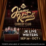 Jimmy Kimmel Instagram – If you’re in Vegas, come to @KimmelsComedyClub this weekend to see our @JimmyKimmelLive writers onstage before we send them back to their cubicles. Tickets at the link in bio. 

@JesseJoyce1 @BryanCooking @TroyWalkeresq @ThatDevinField @RoryAlbanese