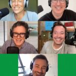 Jimmy Kimmel Instagram – MAJOR LIFE UPDATE – for the remainder of the strike @StephenAtHome, @JimmyFallon, @SethMeyers, John Oliver & I are joining forces for a new podcast called @StrikeForceFive. Hear the first episode tomorrow 8/30. ALL proceeds (thanks to @Casamigos and @MintMobile) go to support our out of work staffs. LINK IN BIO.