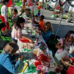 Jimmy Kimmel Instagram – THANK YOU to my great co-workers at @JimmyKimmelLive for volunteering at @StJosephCtr yesterday to bring food, gifts & holiday cheer to families who needed some. Thanks to @MayorOfLA Karen Bass & @VaLeciaAdamsKellum for showing up and supporting SOLA, A Safe Landing for Families to get children off the streets.