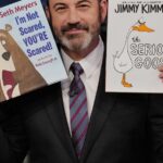 Jimmy Kimmel Instagram - “I’m Not Scared, YOU’RE Scared!” by @SethMeyers and my book “The Serious Goose” (to benefit Children’s Hospitals) are on sale for $9.99 with the purchase of any other children’s book at Barnes & Noble thru April 9th! Link in bio.