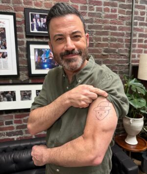 Jimmy Kimmel Instagram - Not even flexing #StPatricksDay