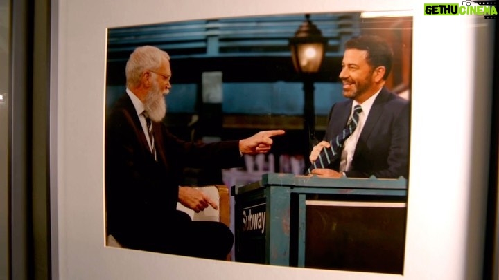 Jimmy Kimmel Instagram - Dave is visiting us for the first time in LA and I know he likes attention @Letterman