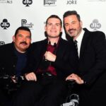 Jimmy Kimmel Instagram - There are so many to thank for this incredible night of laughter and human togetherness - first, my friends @SarahKateSilverman, @TheRealJeffreyRoss, @NickKroll, @PattonOswalt, @IamGuillermo, @MarkRober & @Cletesiii for immediately agreeing to fly to Vegas to be part of it. @CaesarsEntertainment, Jason Perryman, Jason @Gastwirth and @Sean_J_McBurney for putting us up in my Vegas “hometel.” Ferren Rajput and @ONEflightInternational for donating flights. To the gang at @KimmelsComedyClub, @DamianCosta96 & @JimGentleman for making it happen. To Jenifer Estess and @ProjectALS for their heroic and selfless work to cure this shitty disease and mostly to my Godson @JoeyDoesALS for inspiring me and so many with his spirit, insight and courage as he fights this monster. To donate to Project ALS, go to the link in my bio and may you or someone you love never need their help.
