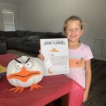 Jimmy Kimmel Instagram - they asked kids to decorate a pumpkin version of their favorite book..a young lady named Mallory obviously won the blue ribbon #SeriousGoose