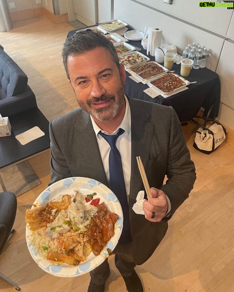 Jimmy Kimmel Instagram - I’ve got Chinese food down here from @ChuanTianXiaBK. #KimmelinBrooklyn