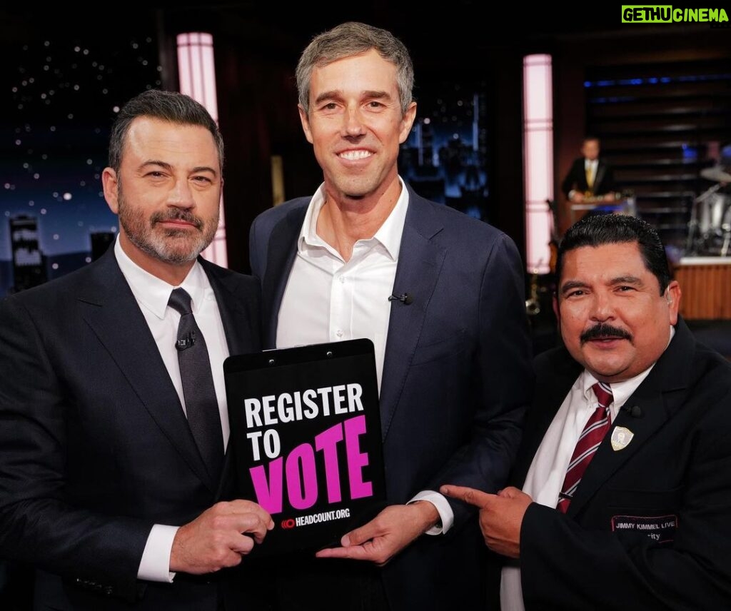 Jimmy Kimmel Instagram - It’s National Voter Registration Day. Make sure you’re registered to vote and check your lazy friends & family too! Visit @HeadCountOrg
