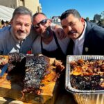 Jimmy Kimmel Instagram - Thanks to my friend @JimmyFallon for the ice cream, my idol @TheNormanLear for the coffee & my meatstro @AdamPerryLang for the BBQ to celebrate our 20th #KIMMELx20