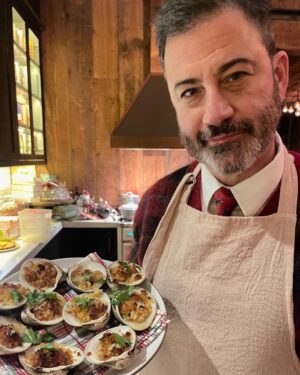 Jimmy Kimmel Instagram - The Feast of Seven Fishes and a lasagna too! From our family to yours, we wish you a warm and wonderful Xmas Eve.