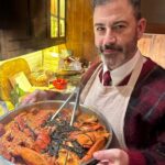 Jimmy Kimmel Instagram - The Feast of Seven Fishes and a lasagna too! From our family to yours, we wish you a warm and wonderful Xmas Eve.