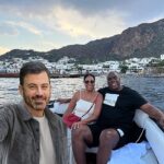 Jimmy Kimmel Instagram - My best friend and adventure partner for life @MagicJohnson is here tonight!