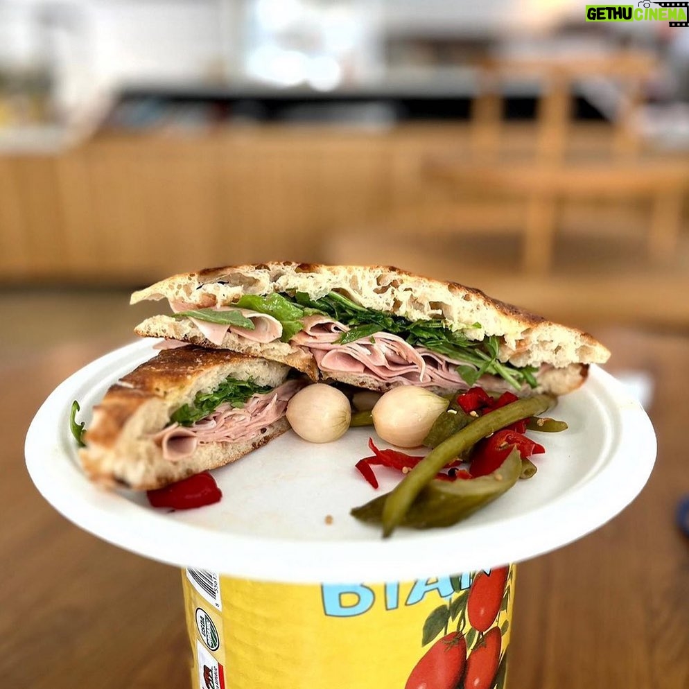 Jimmy Kimmel Instagram - On #NationalSandwichDay you won’t find one better than at @PaneBiancoLosAngeles & Pane @BiancoPhx.