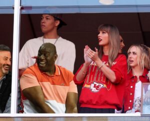 Jimmy Kimmel Instagram - A magical afternoon with the squad! @Chiefs @MagicJohnson @TaylorSwift