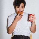 Jin Goo Instagram - 🍕🥤
