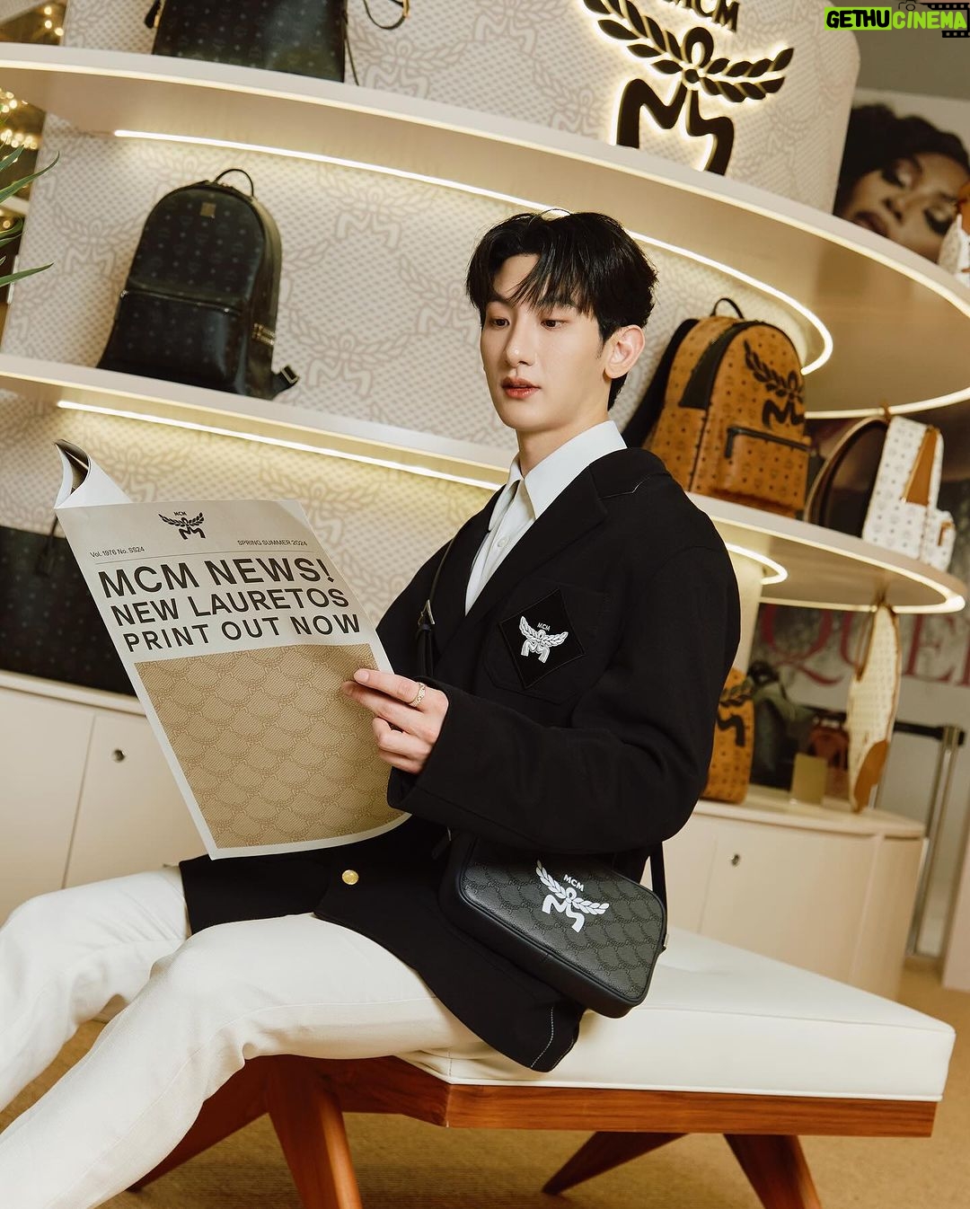 Jirakit Kuariyakul Instagram - The New MCM Lauretos Collection #MCMThailand #MCMLauretos #MCMLauretosPopup @mcmthailand