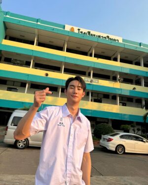 Jiratchapong Srisang Instagram - รอติดตามนะจ้ะ💚🤍 #SchoolRangers