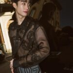 Jiratchapong Srisang Instagram - Draped in urban 🖤 #DGSS24 Milan, Italy