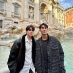 Jiratchapong Srisang Instagram - ขอให้ลูกได้กลับมาอิตาลีอีกนะครับ 🤍 Trevi Fountain, Rome
