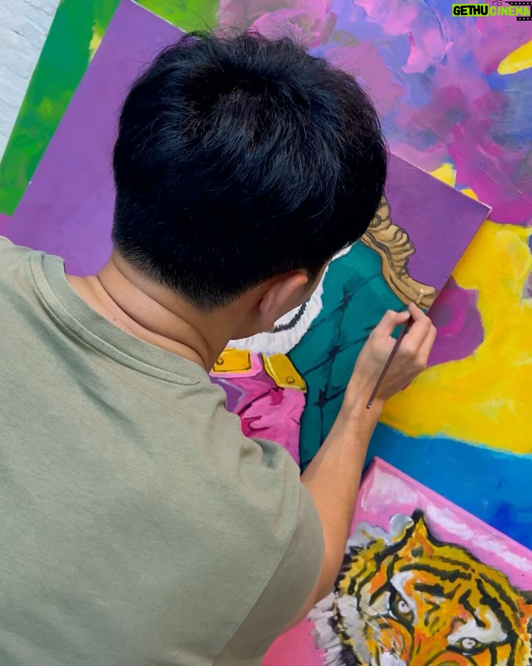 Jirayu Thantrakul Instagram - Keep Kind And Stay Savage 60x80 #art #artist
