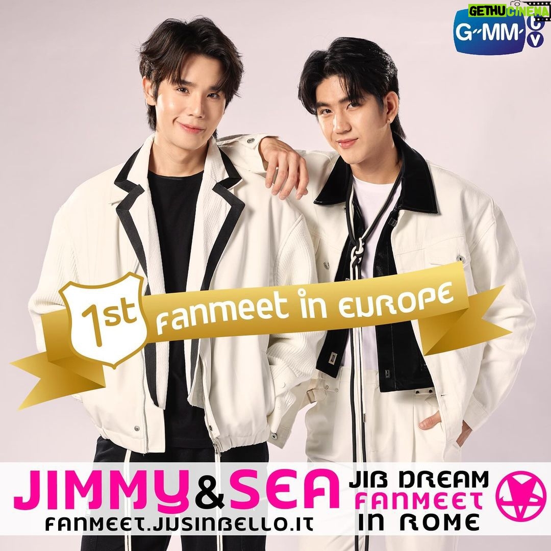 Jitaraphol Potiwihok Instagram - New European adventure for some of your favorite Thai actors! This summer join the 3rd JIB Dream Fanmeet in Rome to meet the wonderful Jimmy & Sea and Pond & Phuwin Booking news coming soon! We are waiting for you! #JIBDreamFanmeet #JIBFameet #JIBDream #ThaiBLFanmeet #JIBFamily #GMMTV2024 #GMMTV #PondPhuwin #JimmySea #jimmyyjp #sea_tawinan #ppnaravit #phuwintang #LastTwilightSeries #NeverLetMeGo