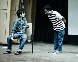 Jitendra Kumar Instagram - A Journey of two college friends: Kai baar mujhe poocha jata hai Acting ki training kaha se li .. here is my answer .. Im not a trained actor from any Acting school .. but this man is one of those first person who saw actor in me he believed more than me that I can act .. The memories are quite fresh how I met this guy who is college senior of mine and how we started working on plays in our college days .. how we are inspired by good movies .. good actors .. good directors .. poets.. writers.. story is 12 years long .. whatever new thing I learn about craft mostly came from him in regular conversations and discussions we do.. In the final month of IIT days he said mumbai chal main likhunga tu acting kar lena .. and we came to the city together .. in 3 months I left the city and in the train to bangalore I kept thinking about my acting .. about his belief in me .. I decided in the train journey it self “main fir aaunga “ and somehow I managed to do that.. if we talk about web entertainment world in India this man who started it all..recreated and renovated comedy sketches in India on youtube .. he inspires lots of enthusiastic writer-creators.. he has different level of patience .. focus and dedication when it comes to his work his writing .. his positivity and confidence can inspire anyone and definitely inspire me and made me what I am today .. He said 10 years back “ek saal jeetu ek saal mein movie banayenge “ aaj hum do dosto ki pehli movie Jaadugar naam se netlfix pe chal rahi hai .. and jaisa socha tha waisa pyaar logo se mil rha hai .. Im glad ki maine apni Introvertness chhupayi aur iss aadmi se milne us din apni lab chhod ke chala gaya.. Thank you and a tight hug to you @chhotathalaiva ❤️🎩⚽️ #Jaadugar #netflix