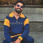 Jitendra Kumar Instagram - A week full of love ❤️❤️🫂🫂🫂 Tight hug to everyone for showering your love 🙏🙌🤗 #DryDayOnPrime watch it now #promotions Styled by @krishi1606 HMU @shenoyafernandes Outfit @hophead.apparel Sneakers @elevarsports_official