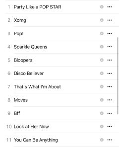 JoJo Siwa Instagram - #1 😱😍🥹 @xomgpop DEBUT ALBUM “Party Like A Popstar” IS OUT NOW!! Two years ago My mom and I had the idea of creating XOMGPOP! And now here we are two years later, the day of xomgpops FIRST album release getting to celebrate the six kids that work SO hard everyday and are SO passionate. I’m beyond excited for the next generation of kids to have a XOMGPOP to look up to.🫶🏼 Congratulations @leigha.sanderson @iamtiniet @dallas.skyes @kinleyfullout @iambrooklynnpitts @bellacianni and the ENTIRE XOMGPOP! Team!! 💜 EVERYONE STREAM PARTY LIKE A POP STAR AVAILABLE EVERYWHERE NOW!!