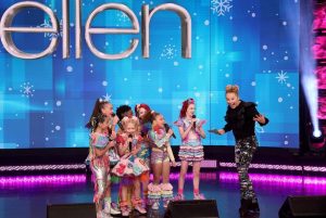 JoJo Siwa Instagram - I cant believe this🥺 when I was little I would watch Ellen every, single, day. I’ve been obsessed for as long as I can remember. I can remember times when I would try so hard to get on Ellen and now…. Ellen had me as a guest host!!🙏🏻 This was DEFINITELY a career dream AND a personal dream come true. So grateful for my sister @meghan_trainor for being a guest and for my 7 best friends @xomgpop for performing!!✨ This is a day that I will never ever forget! Thank you for everything @theellenshow 🙏🏻