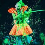 JoJo Siwa Instagram - Best advice if you ever get slimed....Don’t open your mouth like I do hahah! 💚🔥 SLIMEFEST 2018 WAS EPIC!! I wanna perform live more often! Like everyday!?