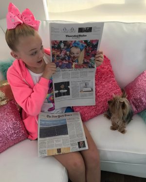JoJo Siwa Instagram - New York Times ❤️🎀