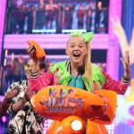 JoJo Siwa Instagram - Tbt to the BEST moment of my life💕🔶💚 winning a KIDS CHOICE AWARD 🦄 thank you to everything and everyone that got me to where I am today!! #Boomerang #Nickelodeon #DanceMoms #Audc #Youtube #SocialMedia #YouGuys #Family #Friends #MyTeam
