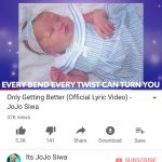 JoJo Siwa Instagram - MY BRAND NEW SONG “ONLY GETTING BETTER” IS OUT!!❤️🎉 Go watch the OFFICIAL lyric video right now (the link is in my bio!)👆🏼💕