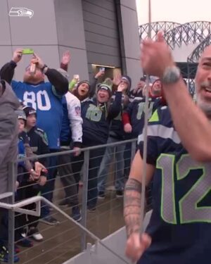 Jo Koy Instagram - Throwing it back to @jokoy raising the @12s flag last Sunday. 

Who shall it be tonight? 🫡