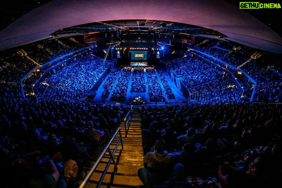 Jo Koy Instagram - My son captured this moment from the side of the stage. Austin Texas was everything. I love my fans. Austin, Texas