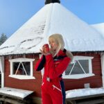 Joalin Loukamaa Instagram - Paid partnership @cocacolafi @cocacola 🎄 I was lucky enough to fly to Rovaniemi (Lapland) with @cocacola to discover the magical never sleeping Christmas town & it’s lovely people🎅 you could hop on the iconic Coca-Cola truck too if the lucky one is you ☺️ check my stories and download the Coca-Cola app! 🤍 #CocaColaChristmas Arctic Circle Rovaniemi