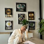 Joalin Loukamaa Instagram - Got signed today 🥹 @becausemusic 🥂 y’all not ready for what’s next… but now Im taking the rest of July off, cancer season 😛 🏊‍♀️ London, United Kingdom