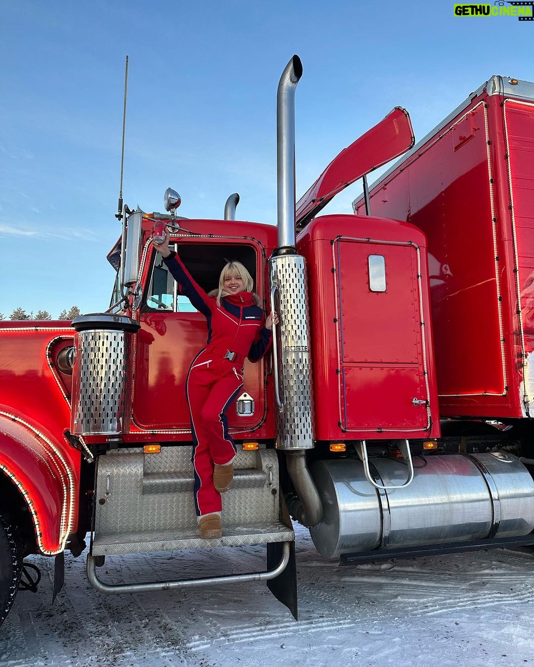 Joalin Loukamaa Instagram - Paid partnership @cocacolafi @cocacola 🎄 I was lucky enough to fly to Rovaniemi (Lapland) with @cocacola to discover the magical never sleeping Christmas town & it’s lovely people🎅 you could hop on the iconic Coca-Cola truck too if the lucky one is you ☺️ check my stories and download the Coca-Cola app! 🤍 #CocaColaChristmas Arctic Circle Rovaniemi