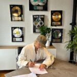 Joalin Loukamaa Instagram - Got signed today 🥹 @becausemusic 🥂 y’all not ready for what’s next… but now Im taking the rest of July off, cancer season 😛 🏊‍♀️ London, United Kingdom