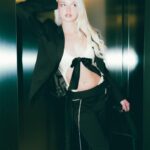 Joalin Loukamaa Instagram - Dream team Stylist: Sanna Silander @silandersanna Photography: Karim Awad @karimavvad Clothes: Filippa K suit @filippa_k Custom made bodysuit: Sini Saavala @sinisaavala Bag: ASK Scandinavia @ask_scandinavia