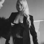 Joalin Loukamaa Instagram - BTS by @seemisamuel of my look for the Finnish Grammys last night 🎀 VALO Hotel & Work