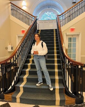 Joanna Jędrzejczyk Instagram - after two days at @harvardhbs I just want more📕 what a journey, and it’s just the beginning

so honored and happy to be part of Crossover Into Business Program, having a chance to learn from Professor @anitaelberse , meeting all of the athletes from all over the world and picking my Mentors @talalalalallalla & Romek Sadowski @sdwski (who doesn’t speak polish but he has Polish Roots) 🤗

can’t wait to learn and experience Harvard more. 

Guys! Never let anyone doubt you. Believe in yourself. Sky is the limit🚀

It’s time to leave Boston and fly to Vegas. Can’t wait to see @mateusz_gamrot performing this weekend and reaching the stars 🌟 

Kiss 😘 

PS would you be back to school again?🎒
…
#harvardbusinessschool #harvard #crossoverprogram #boston #itsnevertoolate