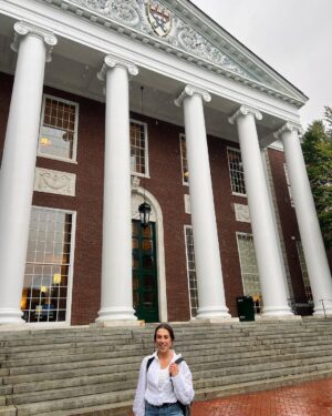 Joanna Jędrzejczyk Instagram - after two days at @harvardhbs I just want more📕 what a journey, and it’s just the beginning

so honored and happy to be part of Crossover Into Business Program, having a chance to learn from Professor @anitaelberse , meeting all of the athletes from all over the world and picking my Mentors @talalalalallalla & Romek Sadowski @sdwski (who doesn’t speak polish but he has Polish Roots) 🤗

can’t wait to learn and experience Harvard more. 

Guys! Never let anyone doubt you. Believe in yourself. Sky is the limit🚀

It’s time to leave Boston and fly to Vegas. Can’t wait to see @mateusz_gamrot performing this weekend and reaching the stars 🌟 

Kiss 😘 

PS would you be back to school again?🎒
…
#harvardbusinessschool #harvard #crossoverprogram #boston #itsnevertoolate