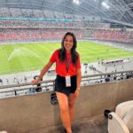 Joanna Jędrzejczyk Instagram - so much going on in Singapore but I’m having a good time😀 today was a long and super busy day I started at 7 am with two photo shoots and 4 interviews 🗞️📻 (jet lag is not helping😢) I’m super happy to share the history of my career with Singaporean media outlets and promote upcoming UFC FIGHT NIGHT SINGAPORE event with two great fighters @blessedmma vs @koreanzombiemma headlining the show🔥 in the afternoon, we visited the local MMA Gym for meet&greet, and the soccer match between @spursofficial vs @lioncitysailors.fc was the cherry on top ⚽️ @sgsportshub I’m ready to go to bed so that I can rest before tomorrow’s activities🤗 PS. it’s good to be back in Singapore without going through the weight cut this time 🙈 @reedharrisufc & @leannellcc tank you both for an amazing trip, fun activities and nice time we can spend together 🖤 #UFCFAMILY @ufc … #ufc #singapore #singapur #soccergame Singapore Sports Hub