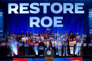 Joe Biden Instagram - Trump brags about overturning Roe v. Wade and he’ll implement a national abortion ban.

If you reelect me and Kamala, and we take back the House and gain a bigger majority in the Senate, we will restore Roe v. Wade.