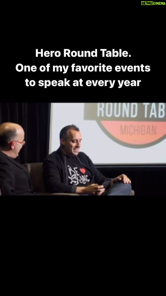Joe Gatto Instagram - Excited to do this again this year October 9-10. Come on out Michigan! Or take a road trip. It’s totally worth it. Visit HeroRoundTable.com to get tickets. Also use code “SPEAKER” for 50%off. See you there