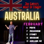 Joe Gatto Instagram - Australia. It’s happening. I’m coming in February of next year to make you all laugh and of course report on the traffic. Tix available on my site JoeGattoOfficial.com