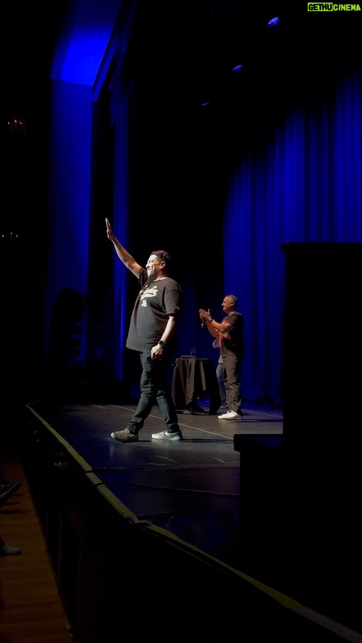 Joe Gatto Instagram - Love when my best friends pop up at my shows. Thanks Sal for coming to Chicago. The Vic Theatre